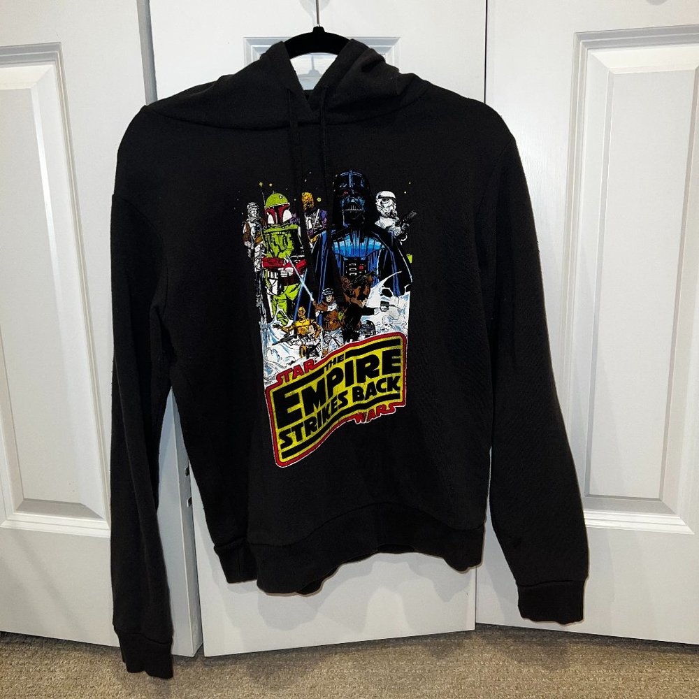 Ladies Medium Star Wars: The Empire Strikes Back Black Hoodie
